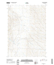 USGS US Topo 7.5-minute map for Oat Creek NW WY 2021