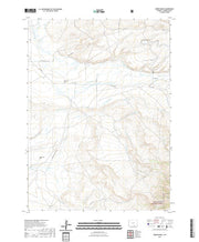 USGS US Topo 7.5-minute map for Oberg Ranch WY 2021