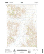 USGS US Topo 7.5-minute map for Oliver Draw WY 2021