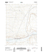 USGS US Topo 7.5-minute map for Opal WY 2021