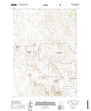 USGS US Topo 7.5-minute map for Open A Ranch WY 2021