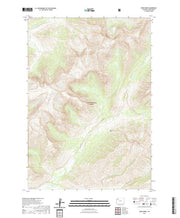 USGS US Topo 7.5-minute map for Open Creek WY 2021