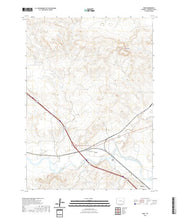 USGS US Topo 7.5-minute map for Orin WY 2021