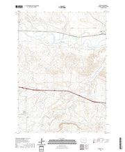 USGS US Topo 7.5-minute map for Orpha WY 2021