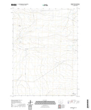 USGS US Topo 7.5-minute map for Osborne Draw WY 2021