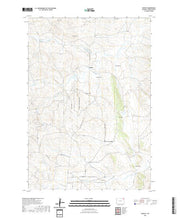 USGS US Topo 7.5-minute map for Oshoto WY 2021