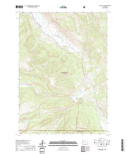 USGS US Topo 7.5-minute map for Ouzel Falls WY 2021