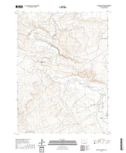 USGS US Topo 7.5-minute map for Overland Crossing WY 2021