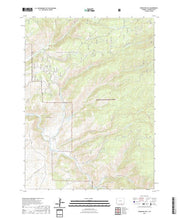 USGS US Topo 7.5-minute map for Overlook Hill WY 2021