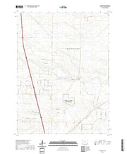 USGS US Topo 7.5-minute map for P O Ranch WY 2021