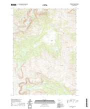 USGS US Topo 7.5-minute map for Paradise Basin WY 2021