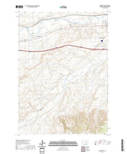 USGS US Topo 7.5-minute map for Parkerton WY 2021