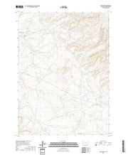 USGS US Topo 7.5-minute map for Pass Creek WY 2021