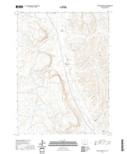 USGS US Topo 7.5-minute map for Peach Orchard Flat WY 2021