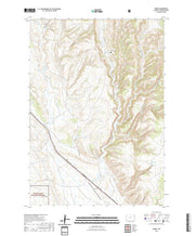 USGS US Topo 7.5-minute map for Pedro WY 2021