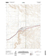 USGS US Topo 7.5-minute map for Pine Bluffs WYNE 2021