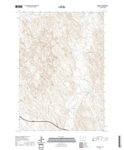 US Topo 7.5-minute map for Pine Gulch WY