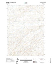 USGS US Topo 7.5-minute map for Pine Mountain SW WY 2021