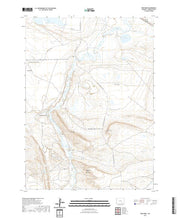 USGS US Topo 7.5-minute map for Pine Ridge WY 2021