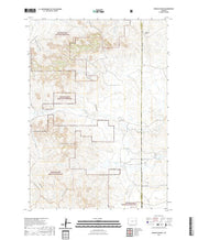 USGS US Topo 7.5-minute map for Pinnacle Rocks WY 2021