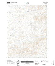 USGS US Topo 7.5-minute map for Pinto Creek WY 2021