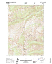 USGS US Topo 7.5-minute map for Plenty Coups Peak WY 2021