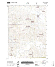 USGS US Topo 7.5-minute map for Poddy Creek WY 2021