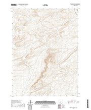 USGS US Topo 7.5-minute map for Point of Rocks SE WY 2021