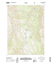 USGS US Topo 7.5-minute map for Poison Meadows WY 2021