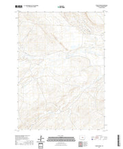 USGS US Topo 7.5-minute map for Poison Spider WY 2021