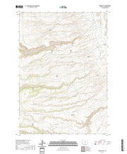 USGS US Topo 7.5-minute map for Poker Butte WY 2021