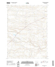 USGS US Topo 7.5-minute map for Pole Creek Ranch WY 2021