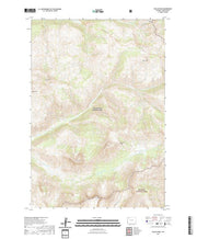 USGS US Topo 7.5-minute map for Pollux Peak WY 2021