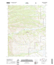 USGS US Topo 7.5-minute map for Prospect Peak WY 2021