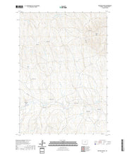 USGS US Topo 7.5-minute map for Provence Ranch WY 2021