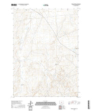 USGS US Topo 7.5-minute map for Puddle Springs WY 2021