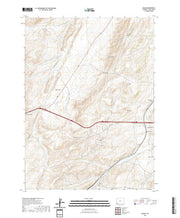 USGS US Topo 7.5-minute map for Ragan WY 2021