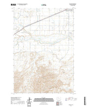 USGS US Topo 7.5-minute map for Ralston WY 2021