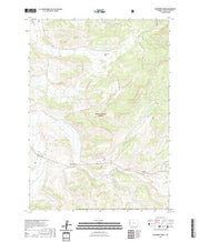 USGS US Topo 7.5-minute map for Raspberry Ridge WY 2021