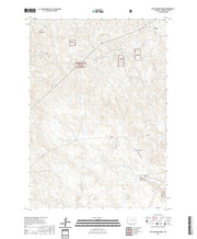 USGS US Topo 7.5-minute map for Rattlesnake Draw WY 2021