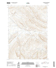 USGS US Topo 7.5-minute map for Rattlesnake Gulch WY 2021