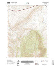 USGS US Topo 7.5-minute map for Rattlesnake Pass WY 2021