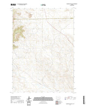 USGS US Topo 7.5-minute map for Rawhide Buttes East WY 2021