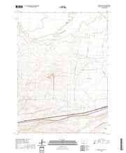 USGS US Topo 7.5-minute map for Red Desert NW WY 2021