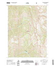 USGS US Topo 7.5-minute map for Red Top Mountain WY 2021