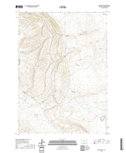 USGS US Topo 7.5-minute map for Reid Canyon WY 2021