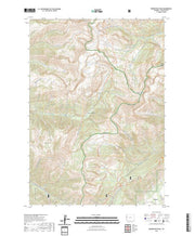 US Topo 7.5-minute map for Rendezvous Peak WY