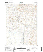 USGS US Topo 7.5-minute map for Riddle Cut WY 2021