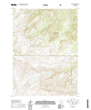 USGS US Topo 7.5-minute map for Rock Creek WY 2021