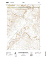 USGS US Topo 7.5-minute map for Roughlock Hill WY 2021